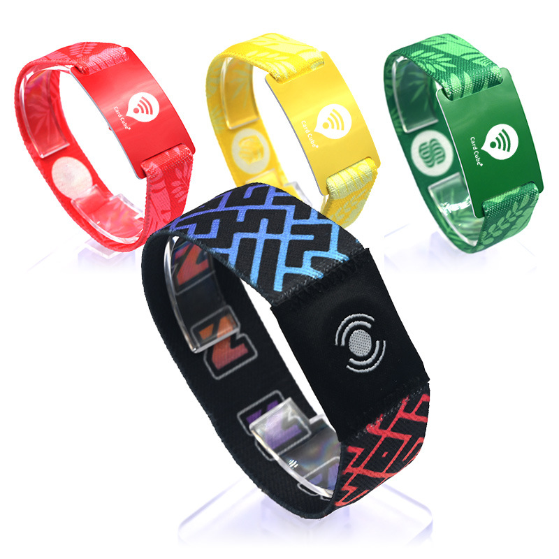 音樂節松緊腕帶RFID松緊手環演唱會專用手環3