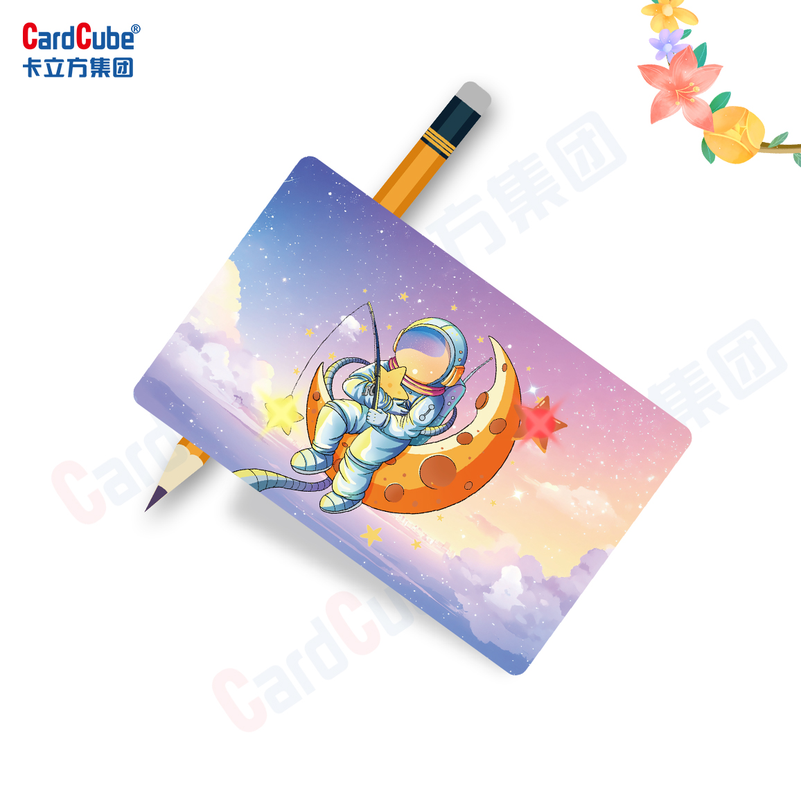 NFC燈卡NFC感應發光PVC燈卡2